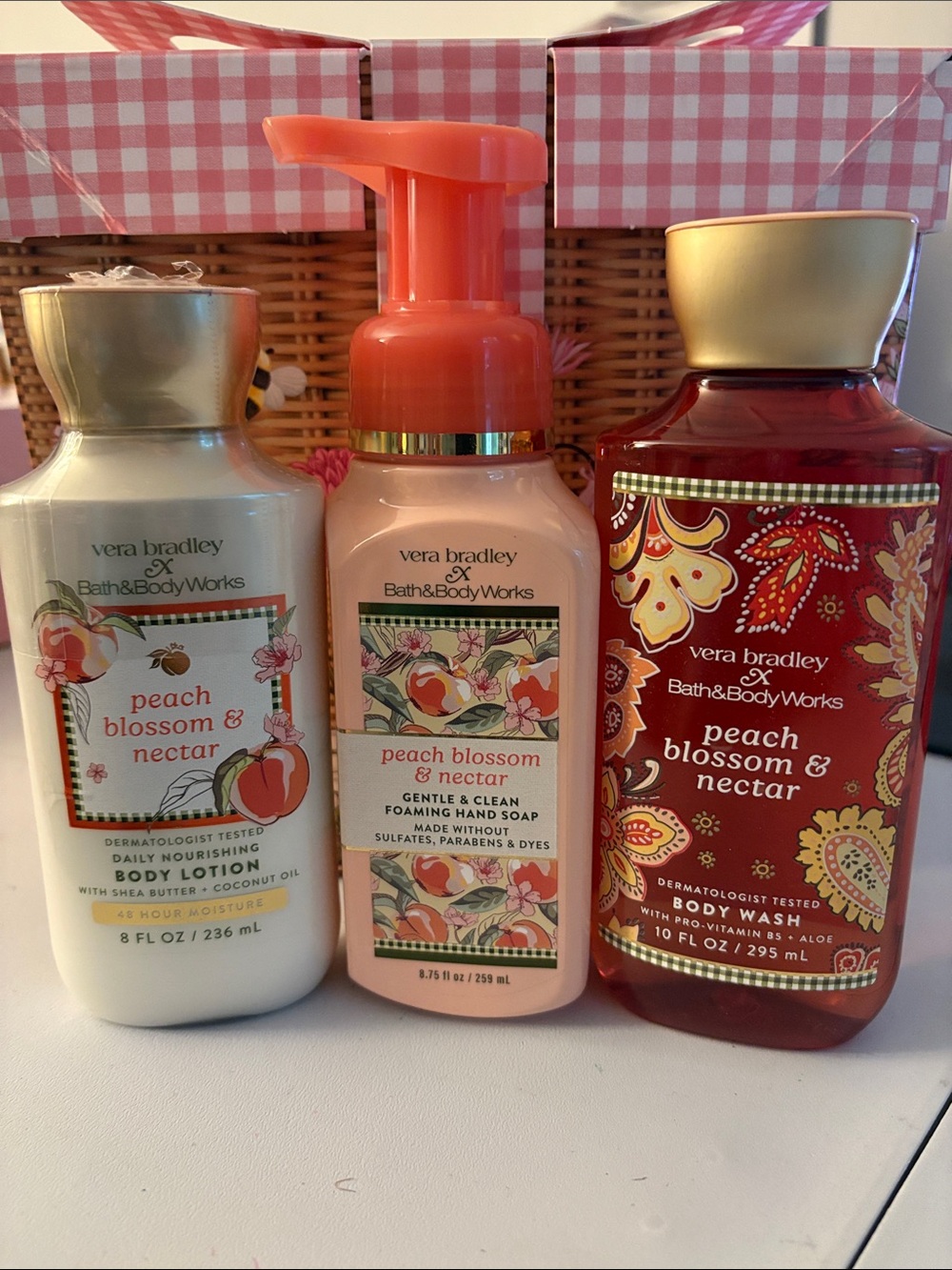 Peach Blossom & Nectar Bath & Body Set - Pink/Peach